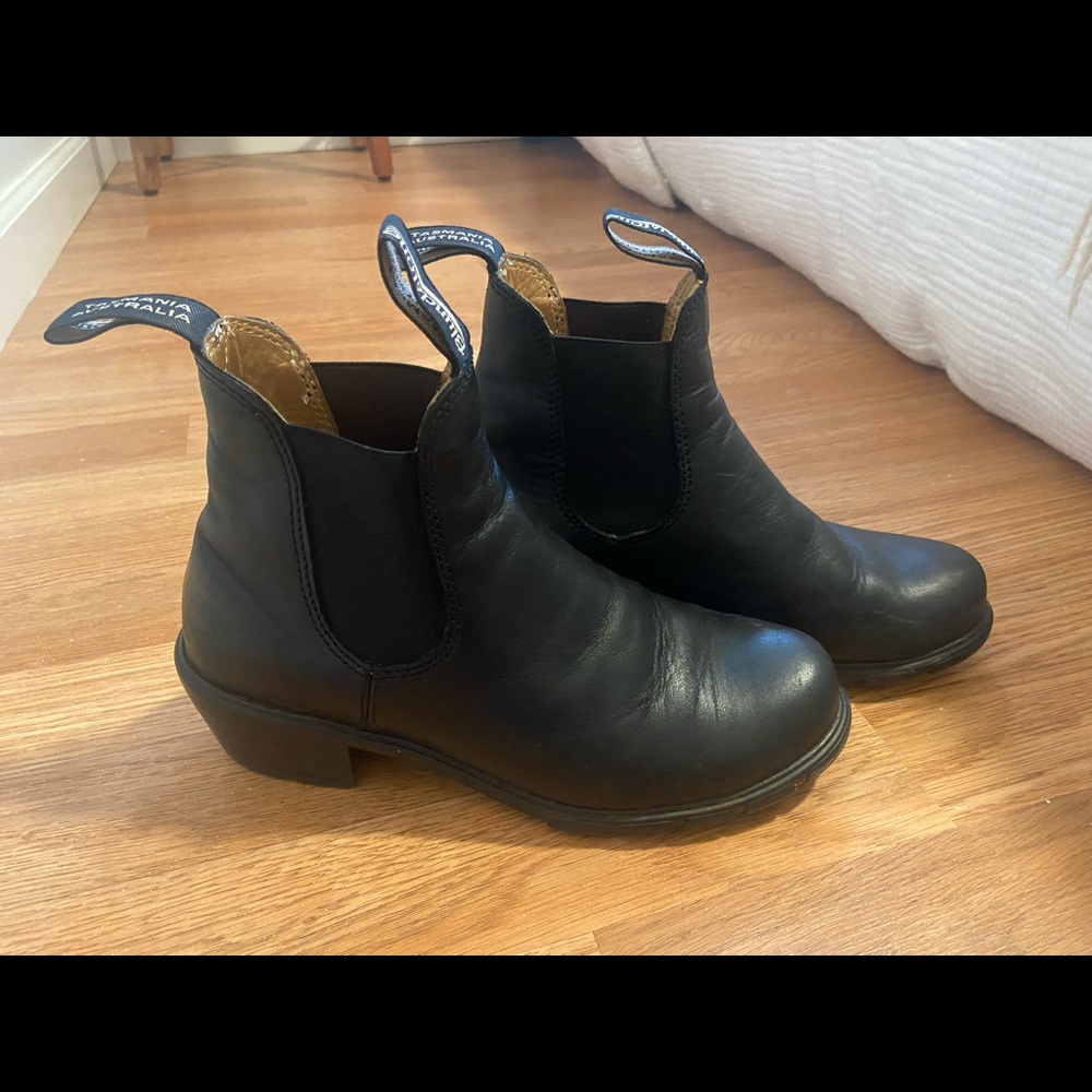 Blundstone 1671 heeled Chelsea boots black 7.5
